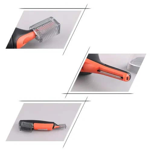 Триммер Micro Touch X-TRIM, 4 насадки, для носа, ушей, бороды, от батарейки ААА - фото 5