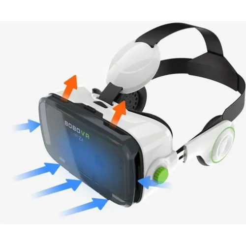 Шолом віртуальної реальності BOBO VR Z4 c навушниками, VR окуляри, білий - фото 5