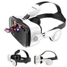Шлем виртуальной реальности BOBO VR Z4 c наушниками, VR очки, белый