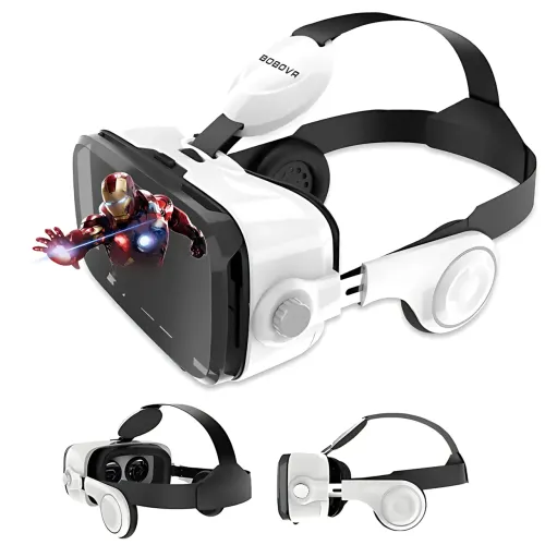 Шолом віртуальної реальності BOBO VR Z4 c навушниками, VR окуляри, білий