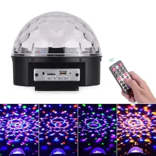 Диско-шар Magic Ball Light с плеером, mp3, USB, 6 цветов, с пультом ДУ, 20 Вт