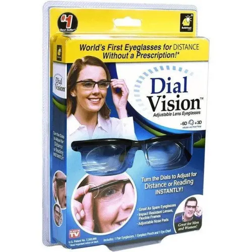 Очки для зрения с регулировкой линз Dial Vision универсальные / Регулируемые очки Диал Визион - фото 4
