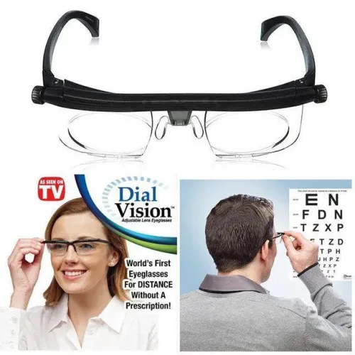 Очки для зрения с регулировкой линз Dial Vision универсальные / Регулируемые очки Диал Визион - фото 7