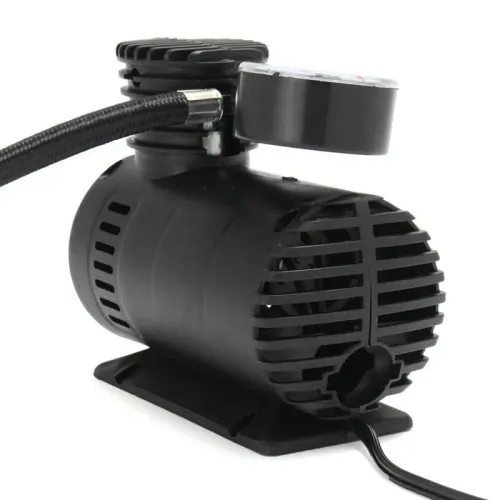 Автомобільний насос, компресор, Air Compressor DC-12V, для підкачки коліс - фото 3