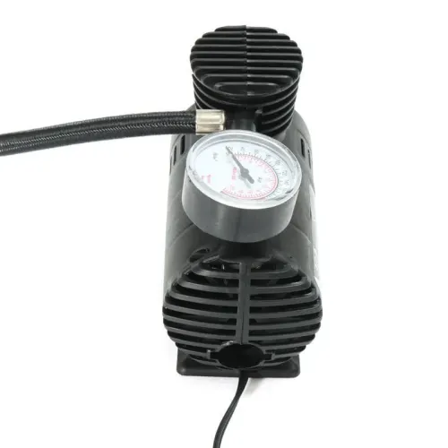 Автомобільний насос, компресор, Air Compressor DC-12V, для підкачки коліс - фото 4
