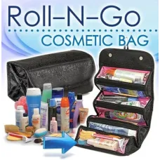 Органайзер-косметичка для косметики Roll and Pack, органайзер для хранения косметики, удобная косметичка