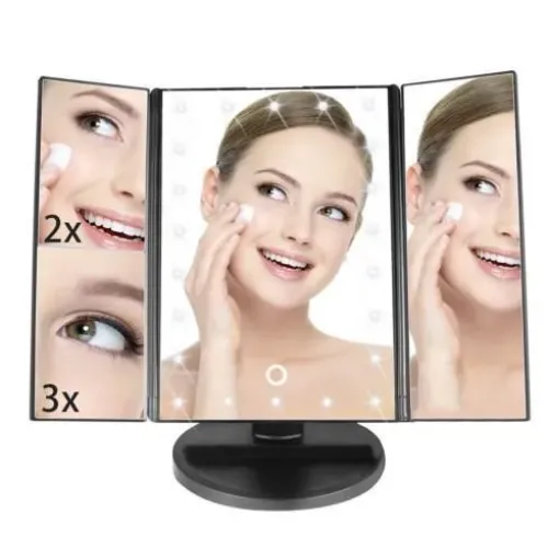 Дзеркало з підсвічуванням MAGIC MAKEUP MIRROR потрійне 22 LED
