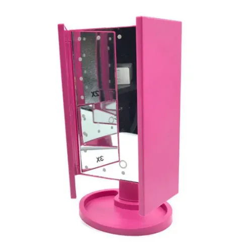 Дзеркало з підсвічуванням MAGIC MAKEUP MIRROR потрійне 22 LED - фото 3