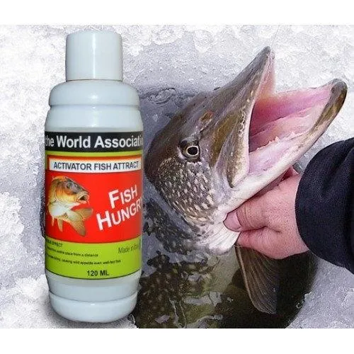 Жидкий активатор клева FISH HUNGRY (голодная рыба). Активатор поклевки  Activatot Fish Attract - фото 2