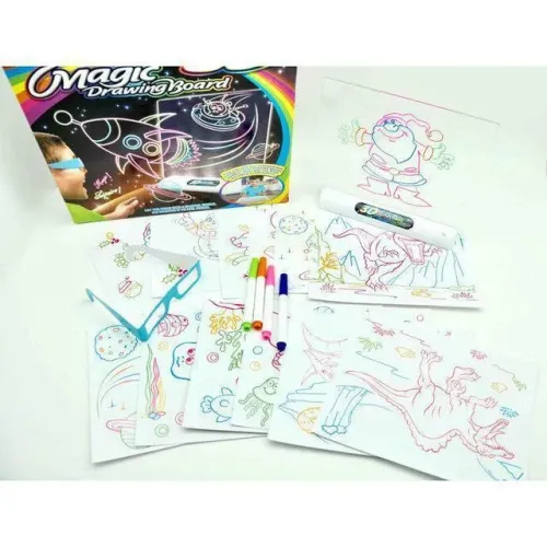 Магическая 3D доска для рисования / magic drawing board 3d - фото 4
