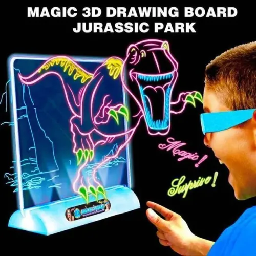 Магическая 3D доска для рисования / magic drawing board 3d - фото 6