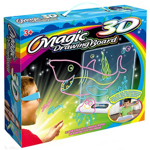 Магическая 3D доска для рисования / magic drawing board 3d