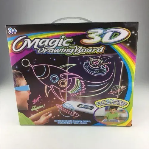 Магическая 3D доска для рисования / magic drawing board 3d - фото 8