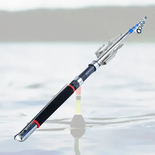 Самопідсікаюча вудка Turbo Fish fishergoman 2.4 метра, Чорний