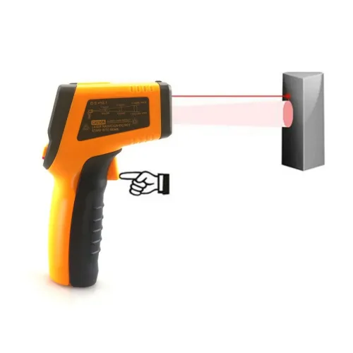 Промышленный градусник TEMPERATURE AR 320, бесконтактный электронный термометр, инфракрасный термометр - фото 3
