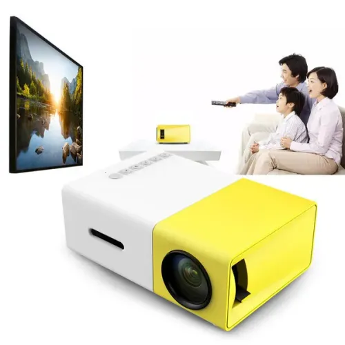 Мини проектор YJ-300 Full HD с динамиком 600Лм