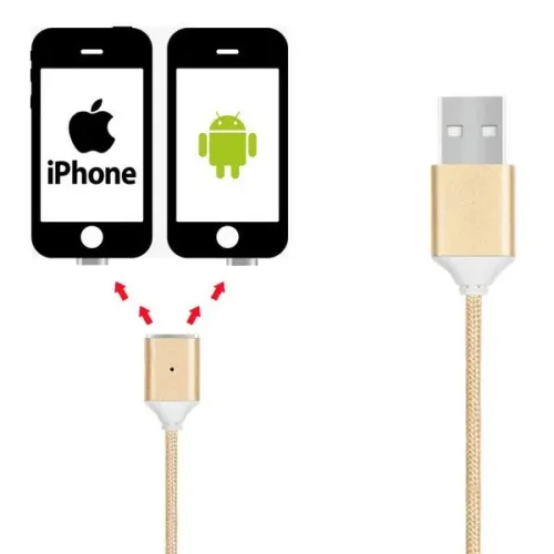 Магнитный кабель зарядное для iphone и android. Магнитное зарядное - фото 4