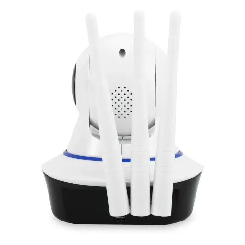 Беспроводная поворотная WIFI IP камера SMART PRO Q5, с датчиком движения и ночным видением, белая - фото 2