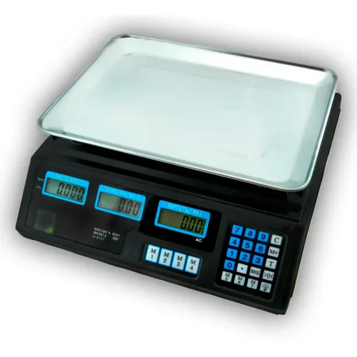 Торговые весы ACS 50KG Staropera T5045 6V аккумулятор, счетчик цены, черный