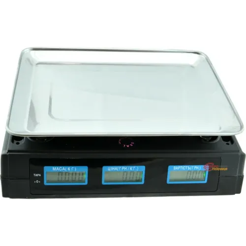 Торговые весы ACS 50KG Staropera T5045 6V аккумулятор, счетчик цены, черный - фото 2