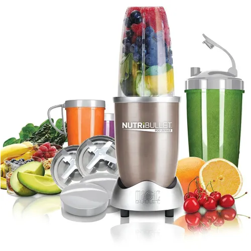 Кухонный процессор NutriBullet Pro 900 Вт (набор Family) Delimano, 12 предметов, разные цвета - фото 2