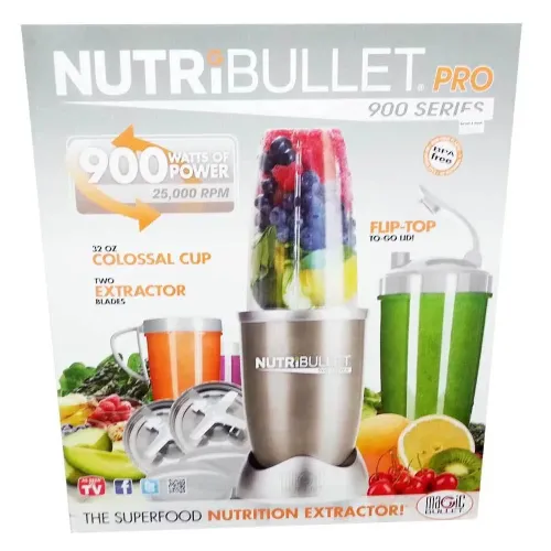 Кухонный процессор NutriBullet Pro 900 Вт (набор Family) Delimano, 12 предметов, разные цвета - фото 4
