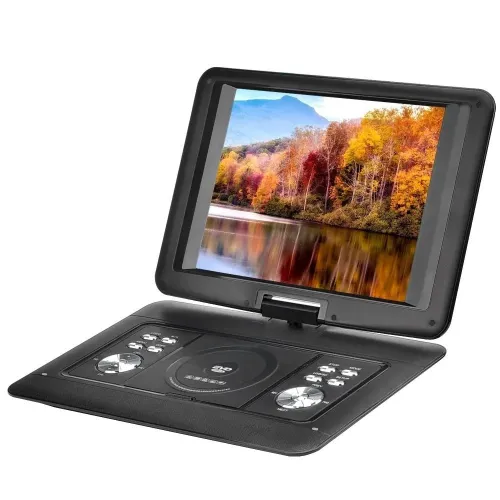 Портативный DVD проигрыватель 20 дюймов c DVB T2 OPERA NS-1580 T2, с аккумулятором, Черный