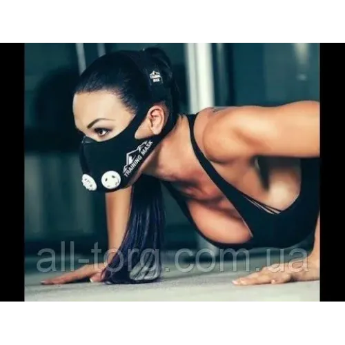Тренировочная маска для дыхания ELEVATION TRAINING MASK 2.0 Crossfit, все размеры, черная - фото 3