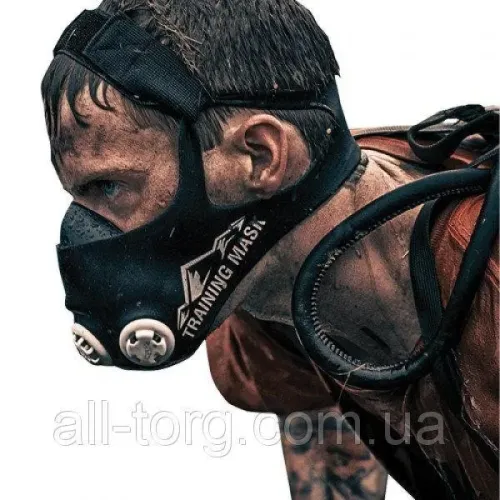 Тренировочная маска для дыхания ELEVATION TRAINING MASK 2.0 Crossfit, все размеры, черная - фото 6