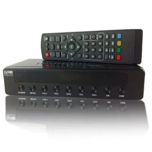 Цифровий ефірний тюнер T2 Set Top Box. Цифровий ресивер т2 dz045