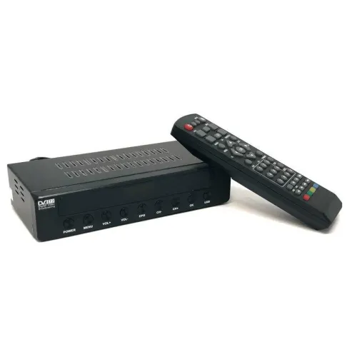 Цифровий ефірний тюнер T2 Set Top Box. Цифровий ресивер т2 dz045 - фото 3