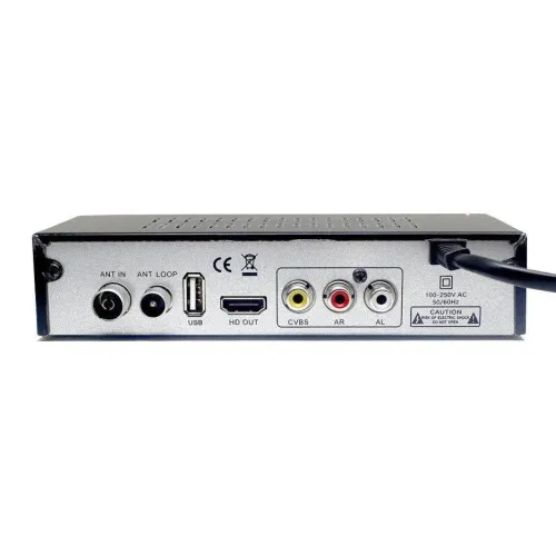 Цифровий ефірний тюнер T2 Set Top Box. Цифровий ресивер т2 dz045 - фото 4