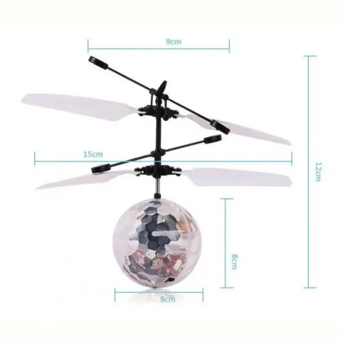 Летающий диско-шар Plymex Whirly Ball LED - фото 2
