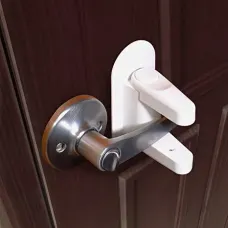 Универсальный детский замок Door Lever Lock для ручек , 2шт в комплекте, универсальный, белый