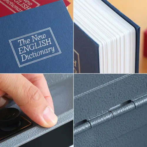 Большая Книга сейф LONDON Book safe, с ключом, большая 24 см высота - фото 3