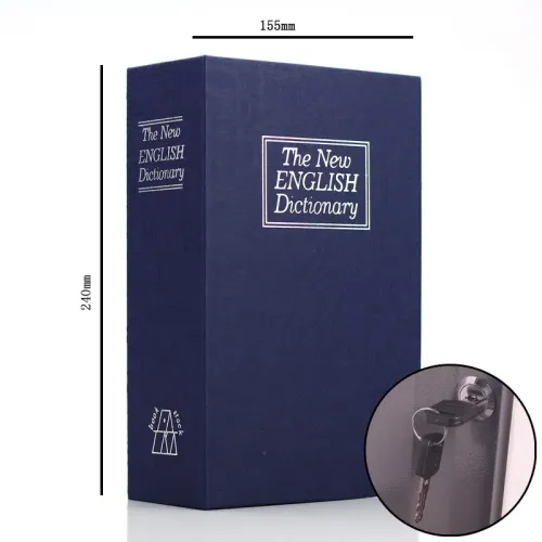Большая Книга сейф LONDON Book safe, с ключом, большая 24 см высота - фото 5
