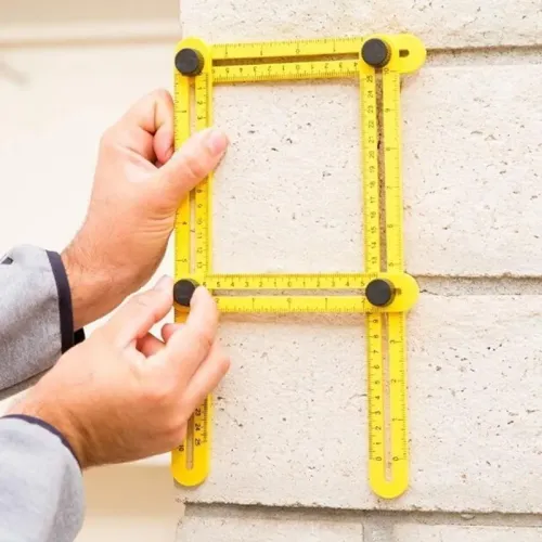 Профессиональная линейка шаблон Multifunctional Folding Ruler для сложных измерений - фото 4
