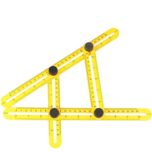 Профессиональная линейка шаблон Multifunctional Folding Ruler для сложных измерений - фото 7