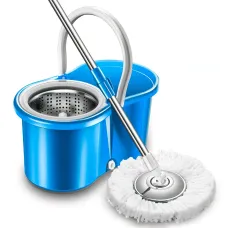 Швабра с ведром Spin MOP 360 с турбо-отжимом, телескопическая ручка, разные цвета
