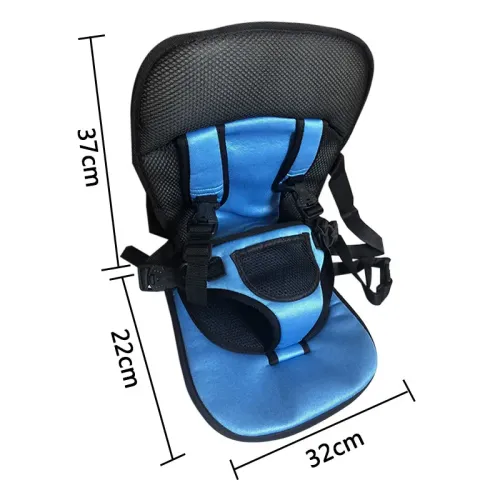Детское бескаркасное авто кресло Multi-function car cushion авто кресло, Красный - фото 4