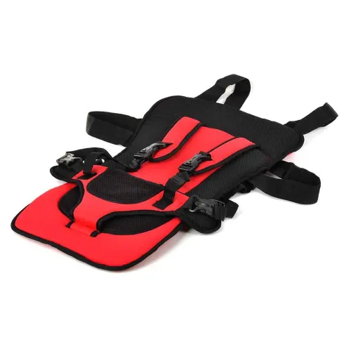 Детское бескаркасное авто кресло Multi-function car cushion авто кресло, Красный - фото 5