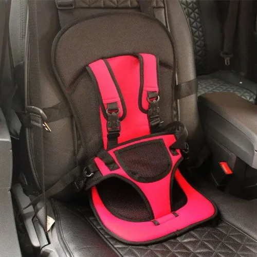 Детское бескаркасное авто кресло Multi-function car cushion авто кресло, Красный - фото 7