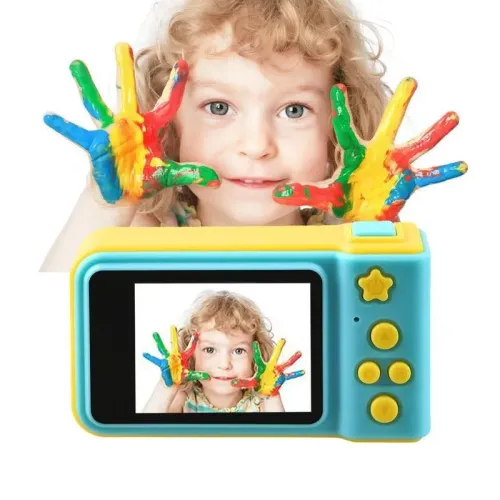 Дитячий фотоапарат Baby Insta pro V7 kids camera, з екраном 2,0 дюйма, два кольори - фото 7