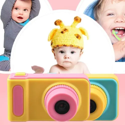 Дитячий фотоапарат Baby Insta pro V7 kids camera, з екраном 2,0 дюйма, два кольори - фото 8