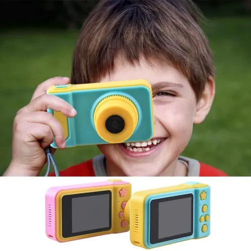 Дитячий фотоапарат Baby Insta pro V7 kids camera, з екраном 2,0 дюйма, два кольори - фото 9