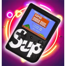 Портативная 8-ми битная Игровая консоль SUP game box PLUS, 400 ретро игр, Black edition игровая приставка