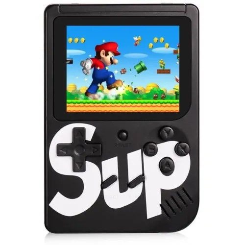 Портативная 8-ми битная Игровая консоль SUP game box PLUS, 400 ретро игр, Black edition игровая приставка - фото 3