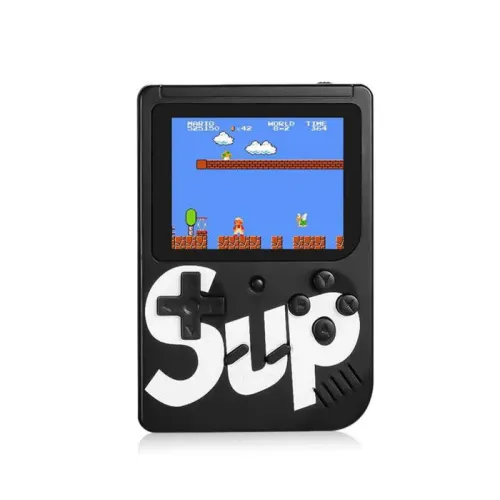Портативная 8-ми битная Игровая консоль SUP game box PLUS, 400 ретро игр, Black edition игровая приставка - фото 6