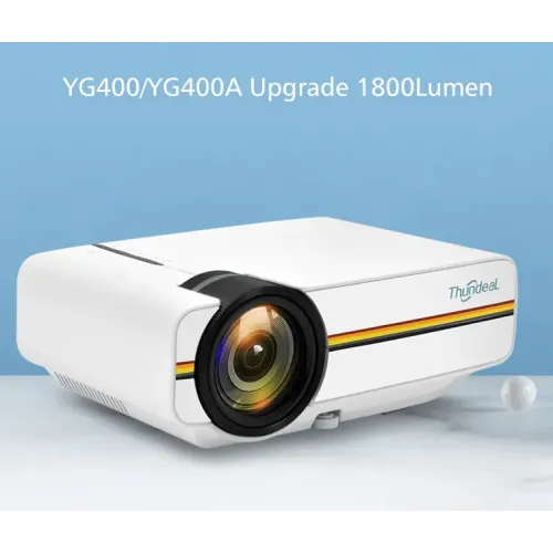 Портативный проектор FHD YG-400 LED PRO, с функцией Air display, 1800 Лм - фото 2