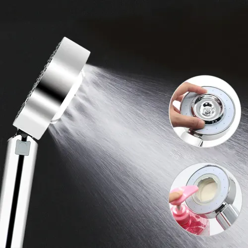 Лійка для душу MULTIFUNCTIONAL FAUCET, двостороння, з місткістю для шампуню, 3 режими - фото 6